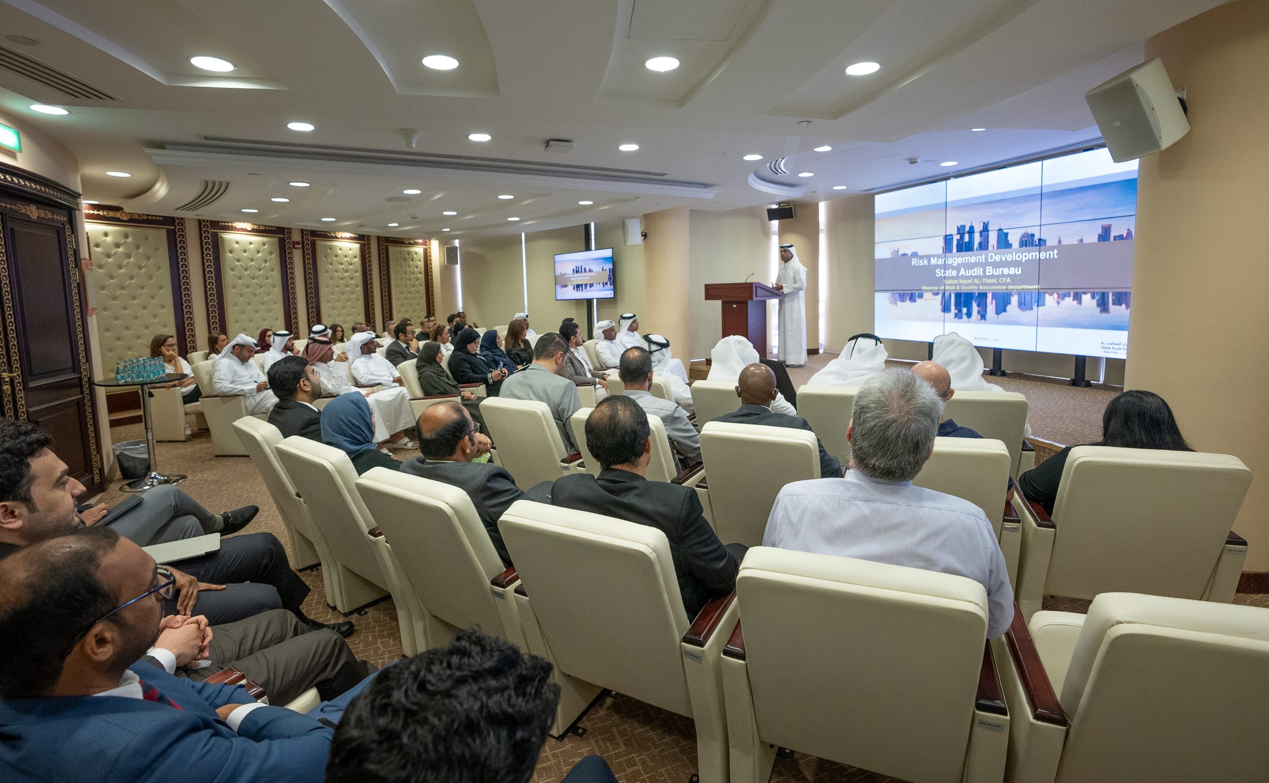مواصلات (كروه) تستقبل وفداً من ديوان المحاسبة للتدريب على إدارة المخاطر المؤسسية